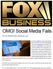 Social Media Fails by Ted Tafaro
